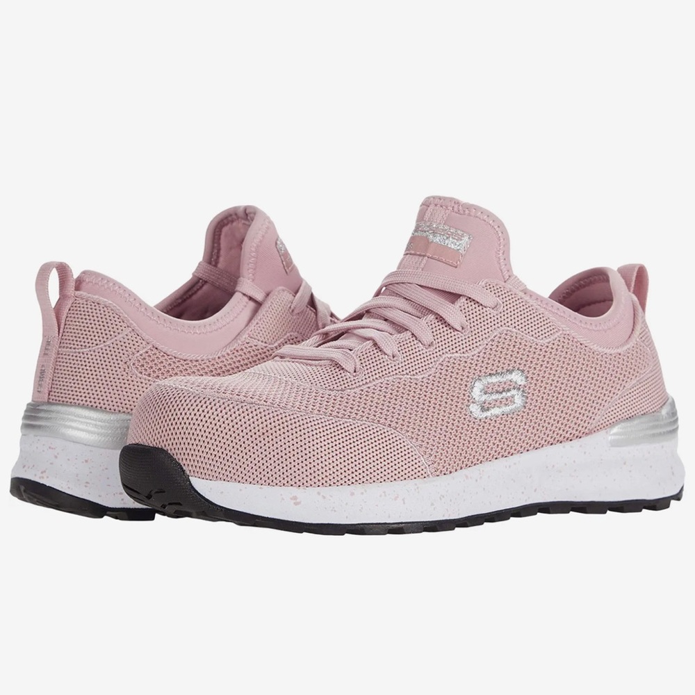 SKECHERS Work Bulkin Balran Comp Toe size 7 Pink